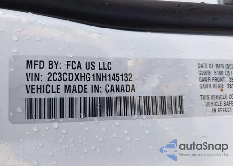 2022 Dodge Charger Gt Rwd from USA, damaged, VIN 2C3CDXHG1NH145132